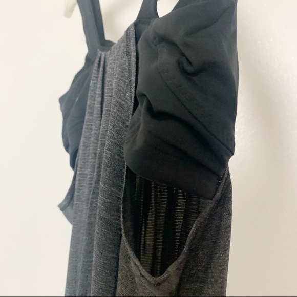 Lululemon Run: Back On Track Tank Heathered Black - Picture 11 of 16